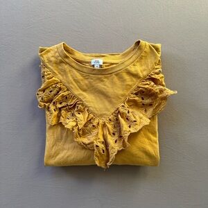 Bohemian Ruffled Long Sleeve Tee